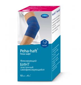 BLUE (10,0см.) Бинт самофиксирующийся, эластичный (Бандаж), р-р 10,0см.*4,5м., цвет: СИНИЙ/BLUE, №1