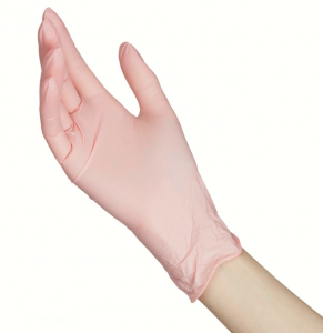 Перчатки FOXY-GLOVES смотровые нитриловые (розовый, XS)
